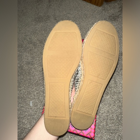 TORY BURCH snakeskin open back espadrille. Perfect condition. - Picture 5 of 6